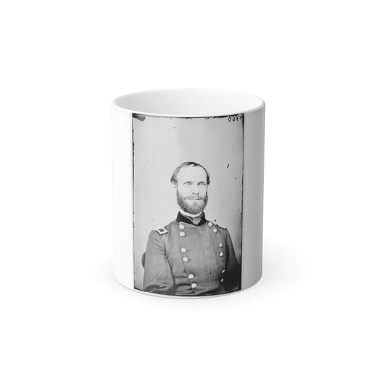 Portrait of Brig. Gen. Edward D. Townsend, Assistant Adjutant General (U.S. Civil War) Color Changing Coffee Mug 11oz-11oz-Go Mug Yourself