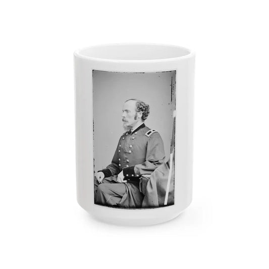 Portrait Of Brig. Gen. Emerson Opdycke, Officer Of The Federal Army (U.S. Civil War) White Coffee Mug-15oz-Go Mug Yourself