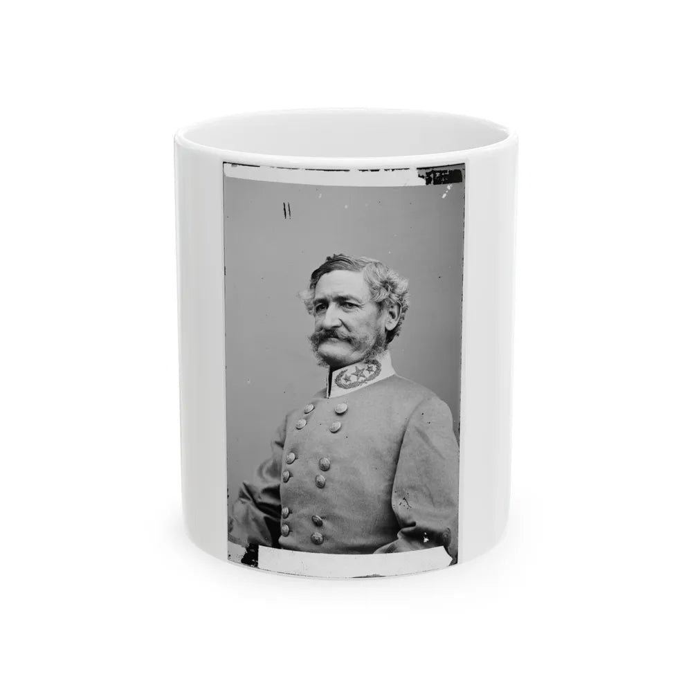 Portrait Of Brig. Gen. Henry H. Sibley, Officer Of The Confederate Army (U.S. Civil War) White Coffee Mug-11oz-Go Mug Yourself