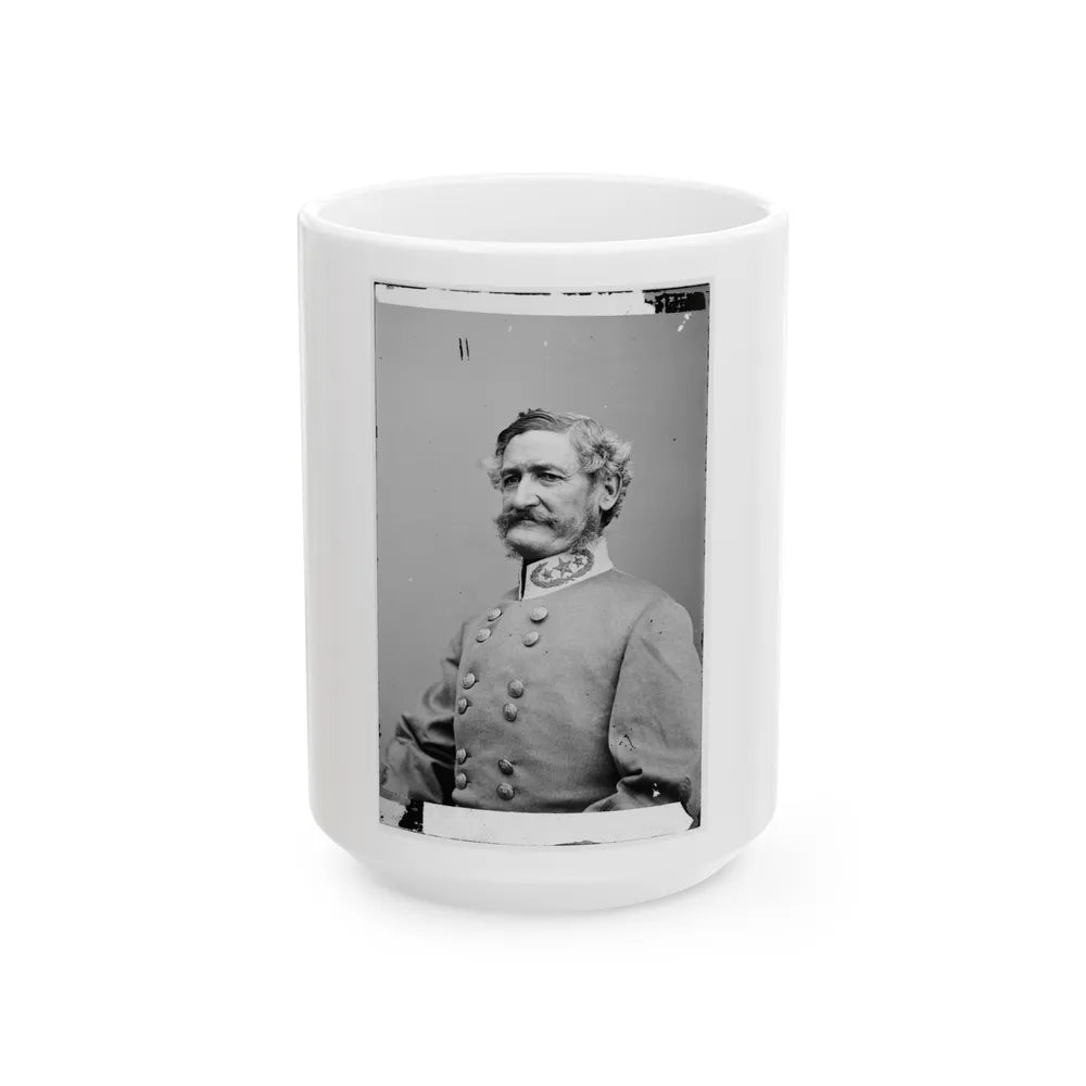 Portrait Of Brig. Gen. Henry H. Sibley, Officer Of The Confederate Army (U.S. Civil War) White Coffee Mug-15oz-Go Mug Yourself