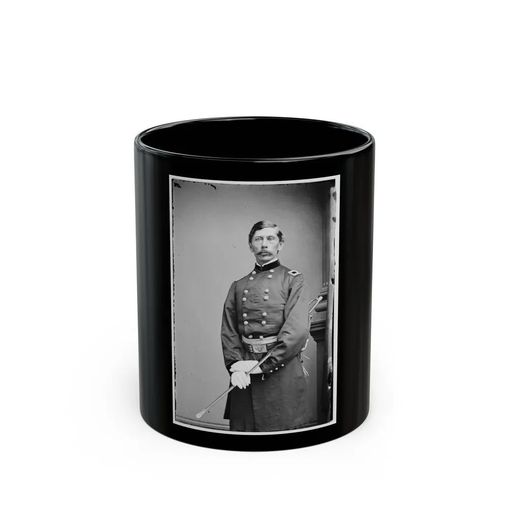 Portrait Of Brig. Gen. Henry M. Judah, Officer Of The Federal Army (U.S. Civil War) Black Coffee Mug-11oz-Go Mug Yourself