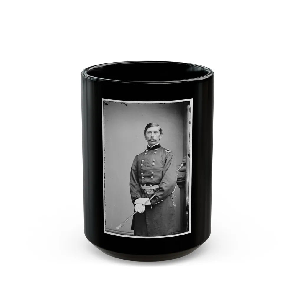 Portrait Of Brig. Gen. Henry M. Judah, Officer Of The Federal Army (U.S. Civil War) Black Coffee Mug-15oz-Go Mug Yourself