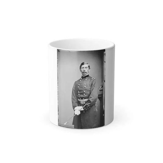 Portrait of Brig. Gen. Henry M. Judah, Officer of the Federal Army (U.S. Civil War) Color Changing Coffee Mug 11oz-11oz-Go Mug Yourself