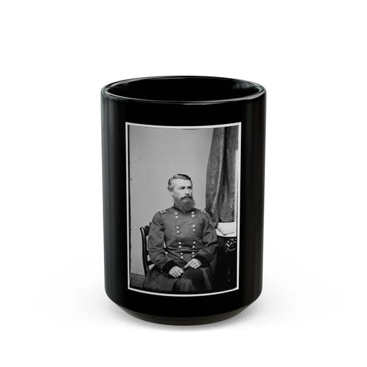 Portrait Of Brig. Gen. Herman Haupt, Officer Of The Federal Army (U.S. Civil War) Black Coffee Mug-15oz-Go Mug Yourself