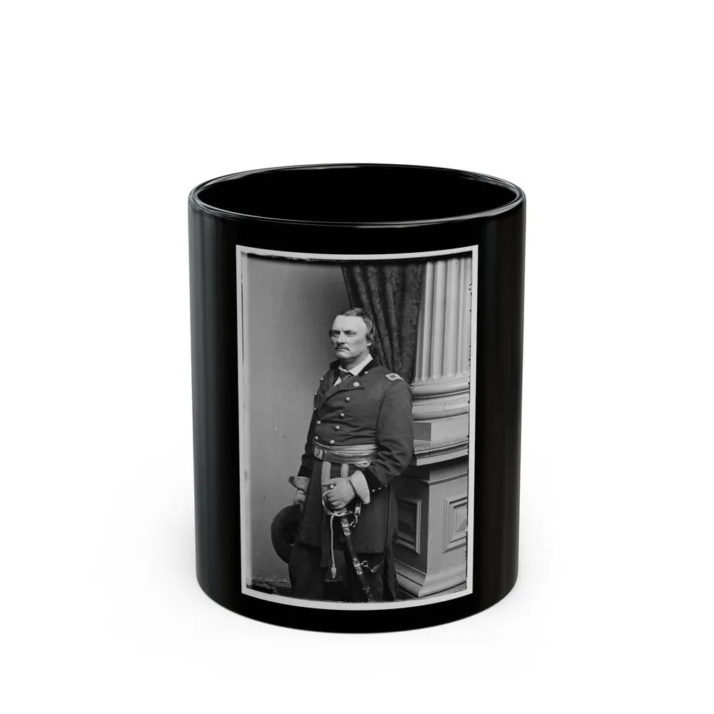 Portrait Of Brig. Gen. Israel B. Richardson, Officer Of The Federal Army (Maj. Gen. From July 4, 1862) (U.S. Civil War) Black Coffee Mug-11oz-Go Mug Yourself