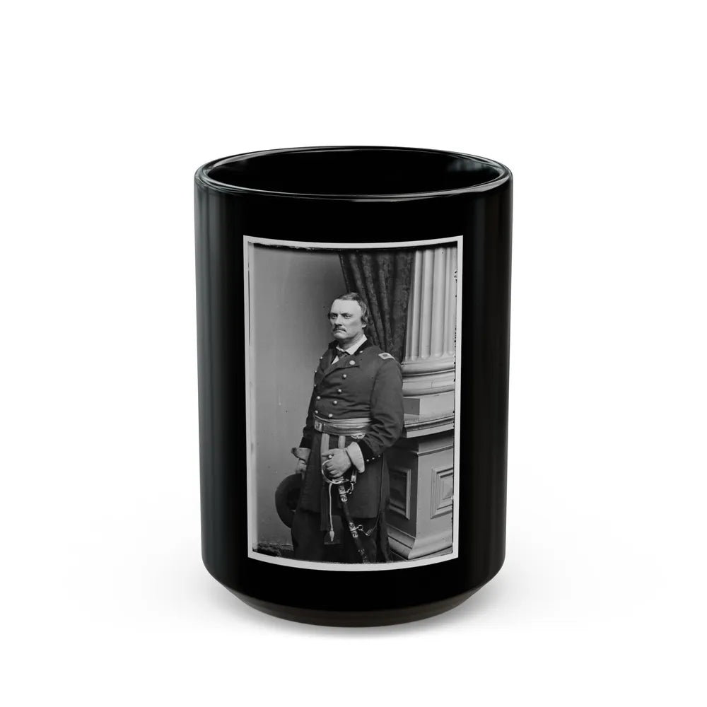 Portrait Of Brig. Gen. Israel B. Richardson, Officer Of The Federal Army (Maj. Gen. From July 4, 1862) (U.S. Civil War) Black Coffee Mug-15oz-Go Mug Yourself