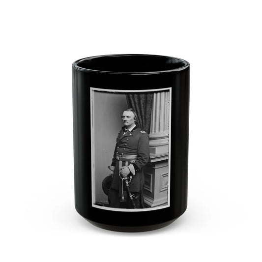 Portrait Of Brig. Gen. Israel B. Richardson, Officer Of The Federal Army (Maj. Gen. From July 4, 1862) (U.S. Civil War) Black Coffee Mug-15oz-Go Mug Yourself