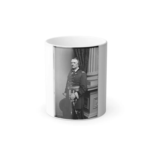 Portrait of Brig. Gen. Israel B. Richardson, Officer of the Federal Army (Maj. Gen. From July 4, 1862) (U.S. Civil War) Color Changing Coffee Mug 11oz-11oz-Go Mug Yourself