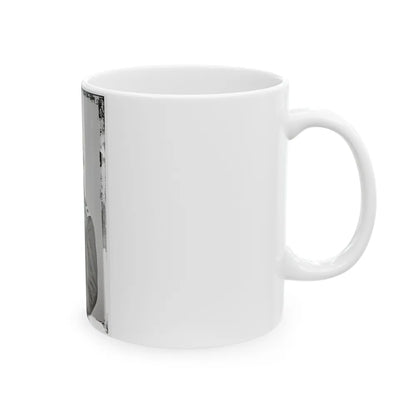 Portrait Of Brig. Gen. James A. Garfield, Officer Of The Federal Army (Maj. Gen. From Sept. 19, 1863) (U.S. Civil War) White Coffee Mug-Go Mug Yourself