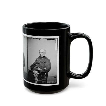 Portrait Of Brig. Gen. James S. Wadsworth, Officer Of The Federal Army (U.S. Civil War) Black Coffee Mug-Go Mug Yourself