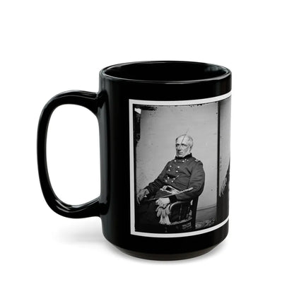 Portrait Of Brig. Gen. James S. Wadsworth, Officer Of The Federal Army (U.S. Civil War) Black Coffee Mug-Go Mug Yourself