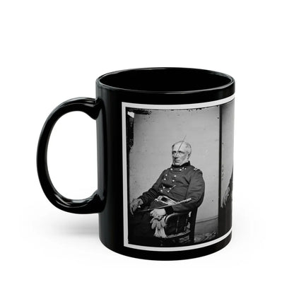 Portrait Of Brig. Gen. James S. Wadsworth, Officer Of The Federal Army (U.S. Civil War) Black Coffee Mug-Go Mug Yourself