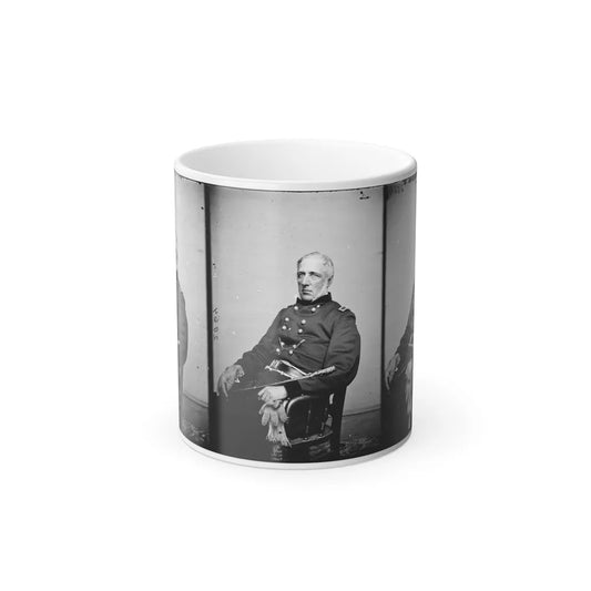 Portrait of Brig. Gen. James S. Wadsworth, Officer of the Federal Army (U.S. Civil War) Color Changing Coffee Mug 11oz-11oz-Go Mug Yourself