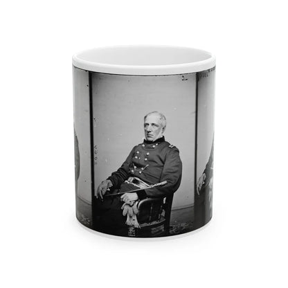 Portrait Of Brig. Gen. James S. Wadsworth, Officer Of The Federal Army (U.S. Civil War) White Coffee Mug-11oz-Go Mug Yourself