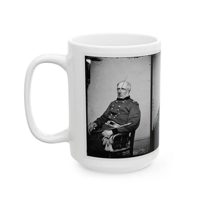 Portrait Of Brig. Gen. James S. Wadsworth, Officer Of The Federal Army (U.S. Civil War) White Coffee Mug-Go Mug Yourself