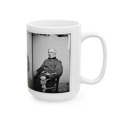 Portrait Of Brig. Gen. James S. Wadsworth, Officer Of The Federal Army (U.S. Civil War) White Coffee Mug-Go Mug Yourself