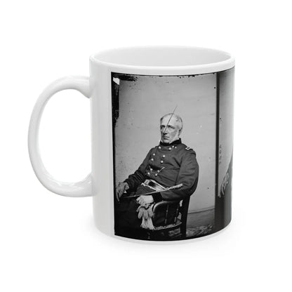 Portrait Of Brig. Gen. James S. Wadsworth, Officer Of The Federal Army (U.S. Civil War) White Coffee Mug-Go Mug Yourself