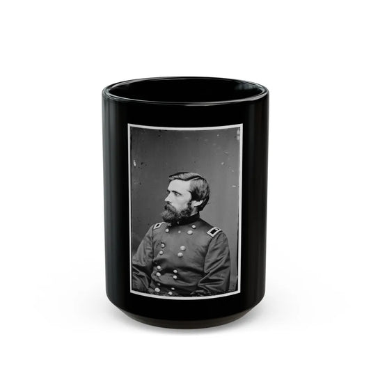 Portrait Of Brig. Gen. John A. Rawlins, Officer Of The Federal Army (Maj. Gen. From Feb. 24, 1865) (U.S. Civil War) Black Coffee Mug-15oz-Go Mug Yourself