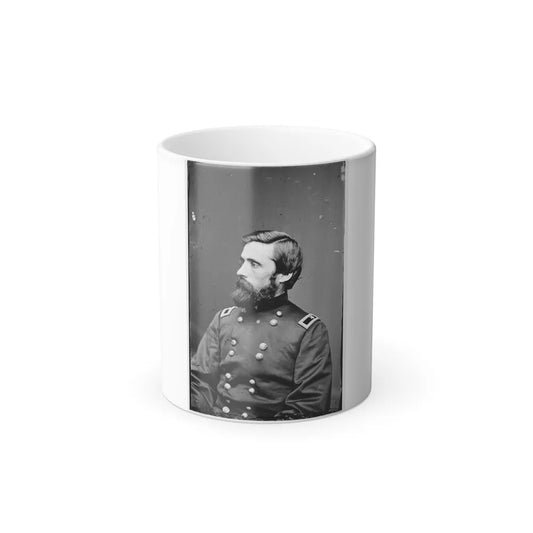 Portrait of Brig. Gen. John A. Rawlins, Officer of the Federal Army (Maj. Gen. From Feb. 24, 1865) (U.S. Civil War) Color Changing Coffee Mug 11oz-11oz-Go Mug Yourself
