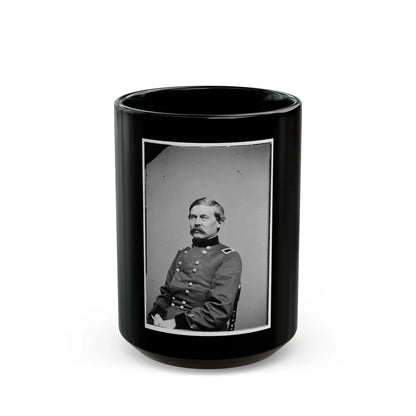 Portrait Of Brig. Gen. John Buford (Maj. Gen. From July 1, 1863), Officer Of The Federal Army (U.S. Civil War) Black Coffee Mug-15oz-Go Mug Yourself