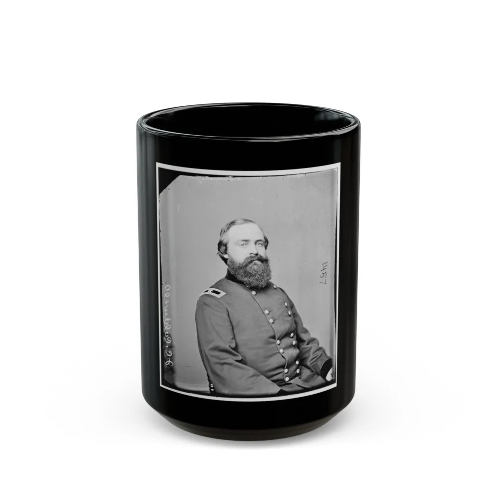 Portrait Of Brig. Gen. John C. Caldwell, Officer Of The Federal Army (U.S. Civil War) Black Coffee Mug-15oz-Go Mug Yourself