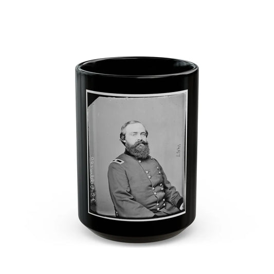 Portrait Of Brig. Gen. John C. Caldwell, Officer Of The Federal Army (U.S. Civil War) Black Coffee Mug-15oz-Go Mug Yourself