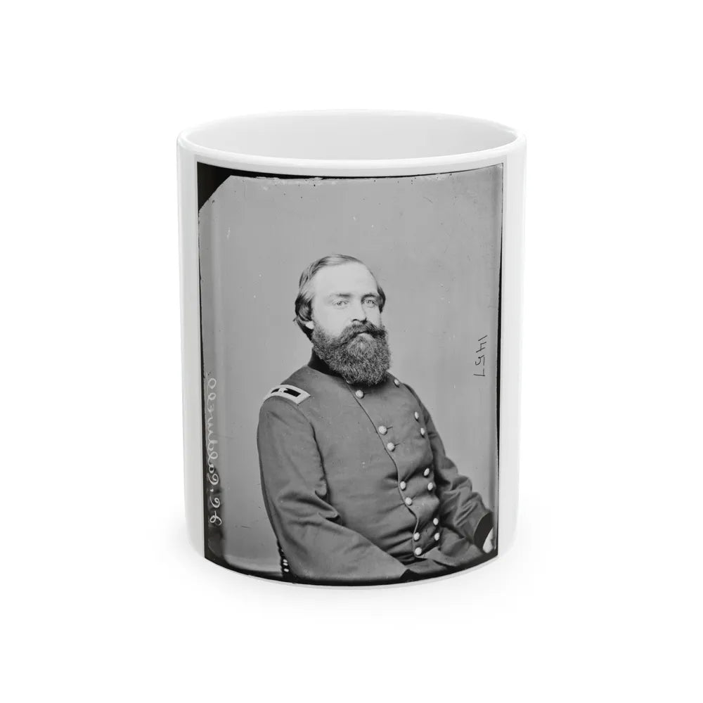 Portrait Of Brig. Gen. John C. Caldwell, Officer Of The Federal Army (U.S. Civil War) White Coffee Mug-11oz-Go Mug Yourself