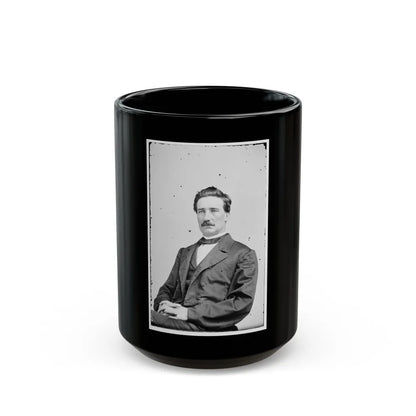 Portrait Of Brig. Gen. John D. Imboden, Officer Of The Confederate Army (U.S. Civil War) Black Coffee Mug-15oz-Go Mug Yourself