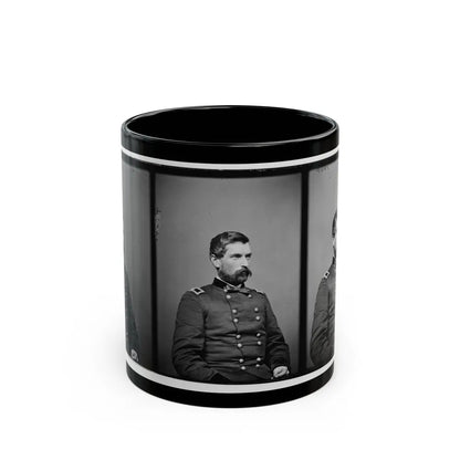 Portrait Of Brig. Gen. John Gibbon, Officer Of The Federal Army (Maj. Gen. From June 7, 1864) (U.S. Civil War) Black Coffee Mug-11oz-Go Mug Yourself