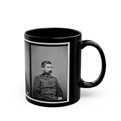 Portrait Of Brig. Gen. John Gibbon, Officer Of The Federal Army (Maj. Gen. From June 7, 1864) (U.S. Civil War) Black Coffee Mug-Go Mug Yourself