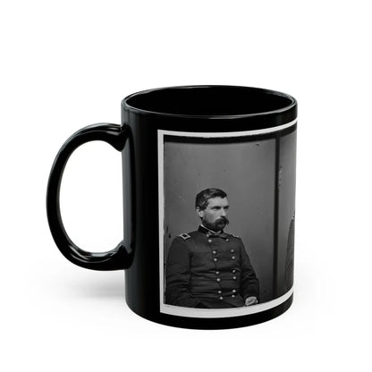 Portrait Of Brig. Gen. John Gibbon, Officer Of The Federal Army (Maj. Gen. From June 7, 1864) (U.S. Civil War) Black Coffee Mug-Go Mug Yourself