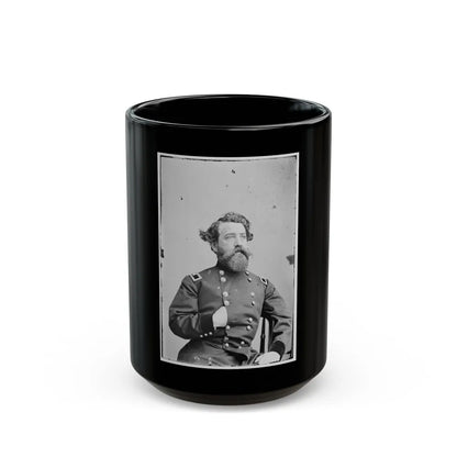 Portrait Of Brig. Gen. John M. Brannan (Maj. Gen. From Jan. 23, 1865), Officer Of The Federal Army (U.S. Civil War) Black Coffee Mug-15oz-Go Mug Yourself