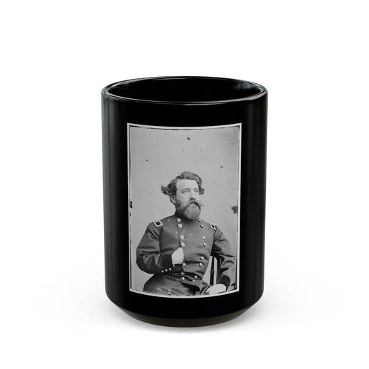 Portrait Of Brig. Gen. John M. Brannan (Maj. Gen. From Jan. 23, 1865), Officer Of The Federal Army (U.S. Civil War) Black Coffee Mug-15oz-Go Mug Yourself