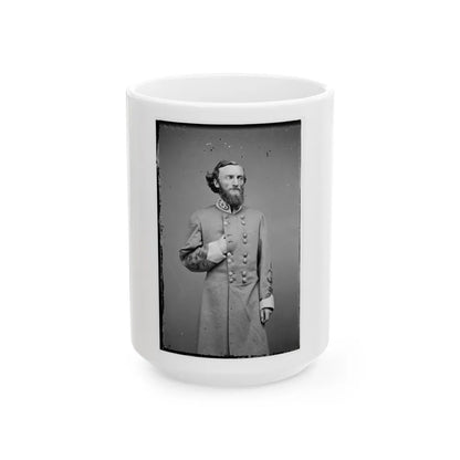 Portrait Of Brig. Gen. John S. Marmaduke, Officer Of The Confederate Army (U.S. Civil War) White Coffee Mug-15oz-Go Mug Yourself