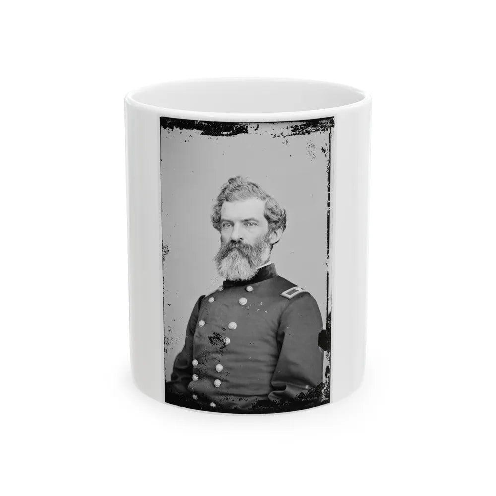 Portrait Of Brig. Gen. John W. Sprague, Officer Of The Federal Army (U.S. Civil War) White Coffee Mug-11oz-Go Mug Yourself