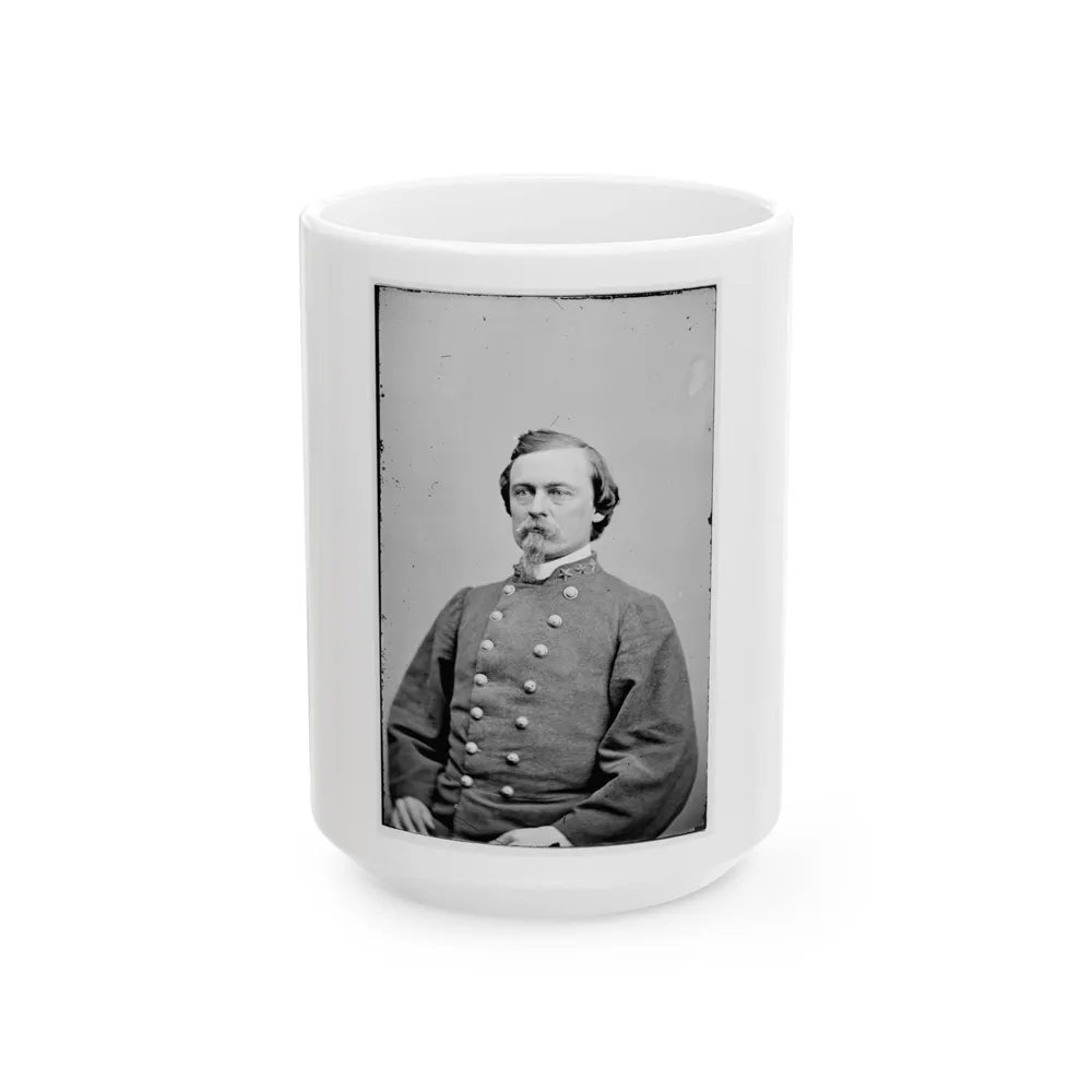 Portrait Of Brig. Gen. Joseph Finegan, Officer Of The Confederate Army (U.S. Civil War) White Coffee Mug-15oz-Go Mug Yourself