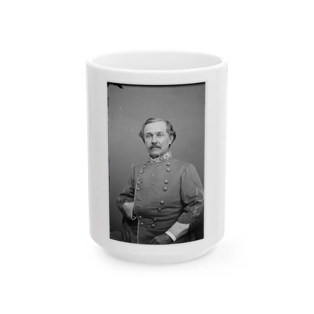 Portrait Of Brig. Gen. Joseph R. Anderson, Officer Of The Confederate Army (U.S. Civil War) White Coffee Mug-15oz-Go Mug Yourself