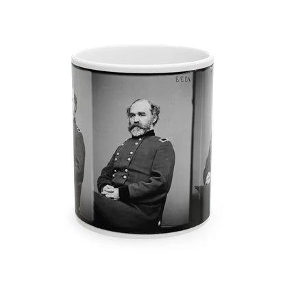 Portrait Of Brig. Gen. Montgomery C. Meigs, Quartermaster-General, Officer Of The Federal Army (Maj. Gen. From July 5, 1864) (U.S. Civil War) White Coffee Mug-11oz-Go Mug Yourself