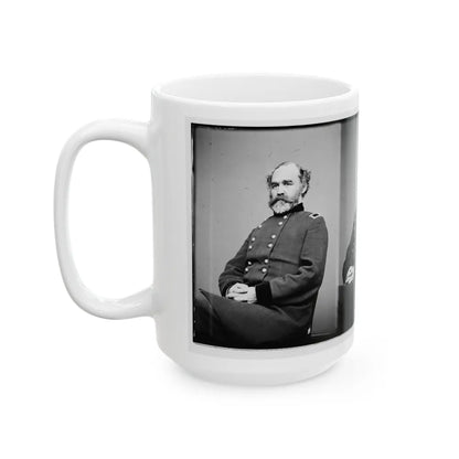 Portrait Of Brig. Gen. Montgomery C. Meigs, Quartermaster-General, Officer Of The Federal Army (Maj. Gen. From July 5, 1864) (U.S. Civil War) White Coffee Mug-Go Mug Yourself