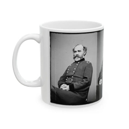 Portrait Of Brig. Gen. Montgomery C. Meigs, Quartermaster-General, Officer Of The Federal Army (Maj. Gen. From July 5, 1864) (U.S. Civil War) White Coffee Mug-Go Mug Yourself