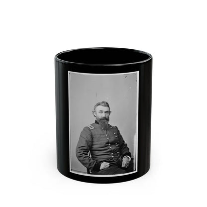 Portrait Of Brig. Gen. Nathan Kimball, Officer Of The Federal Army (Maj. Gen. As Of Feb. 1, 1865) (U.S. Civil War) Black Coffee Mug-11oz-Go Mug Yourself