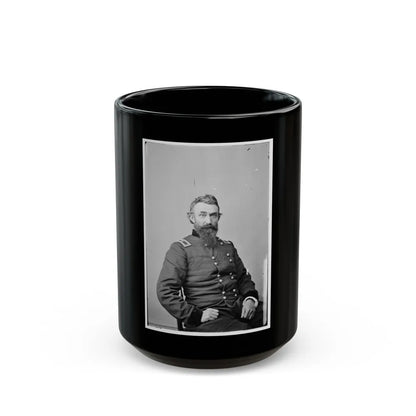 Portrait Of Brig. Gen. Nathan Kimball, Officer Of The Federal Army (Maj. Gen. As Of Feb. 1, 1865) (U.S. Civil War) Black Coffee Mug-15oz-Go Mug Yourself