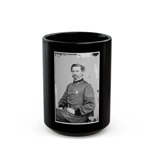 Portrait Of Brig. Gen. Orlando M. Poe, Officer Of The Federal Army (U.S. Civil War) Black Coffee Mug-15oz-Go Mug Yourself