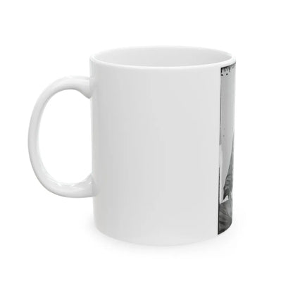 Portrait Of Brig. Gen. Orlando M. Poe, Officer Of The Federal Army (U.S. Civil War) White Coffee Mug-Go Mug Yourself