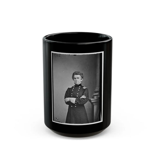 Portrait Of Brig. Gen. Ormsby M. Mitchel, Officer Of The Federal Army (U.S. Civil War) Black Coffee Mug-15oz-Go Mug Yourself