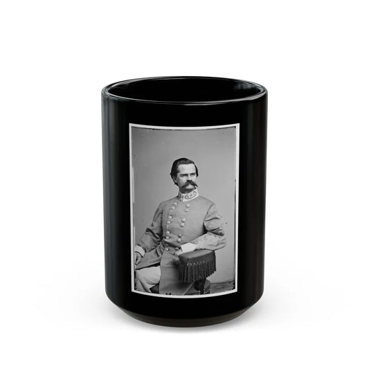 Portrait Of Brig. Gen. Richard L. T. Beale, Officer Of The Confederate Army (U.S. Civil War) Black Coffee Mug-15oz-Go Mug Yourself