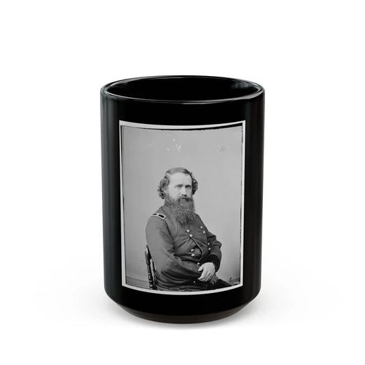 Portrait Of Brig. Gen. Robert Mitchell, Officer Of The Federal Army (U.S. Civil War) Black Coffee Mug-15oz-Go Mug Yourself