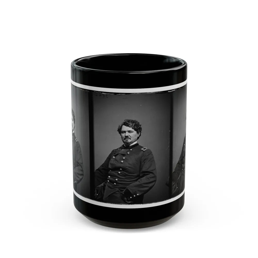 Portrait Of Brig. Gen. Samuel D. Sturgis, Officer Of The Federal Army (U.S. Civil War) Black Coffee Mug-15oz-Go Mug Yourself