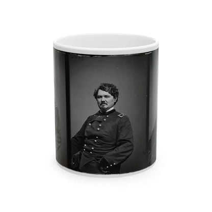 Portrait Of Brig. Gen. Samuel D. Sturgis, Officer Of The Federal Army (U.S. Civil War) White Coffee Mug-11oz-Go Mug Yourself