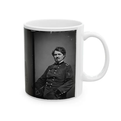 Portrait Of Brig. Gen. Samuel D. Sturgis, Officer Of The Federal Army (U.S. Civil War) White Coffee Mug-Go Mug Yourself